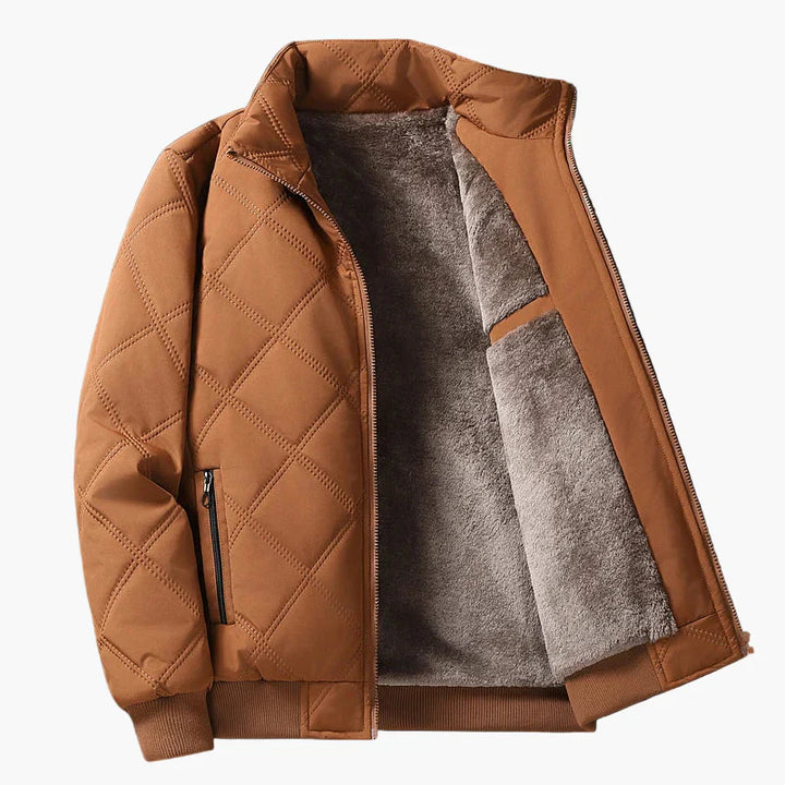 Drune | Winter Steppjacke mit Fleecefutter - Modische Outdoor Übergangsjacke für Alltag und Freizeit