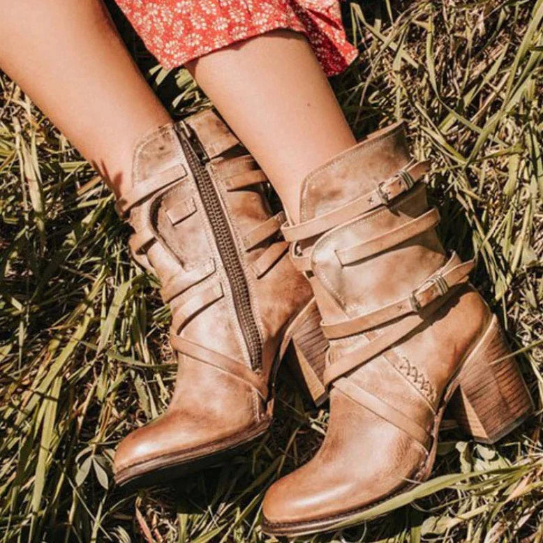 Drune | Frauen Retro Stiefel