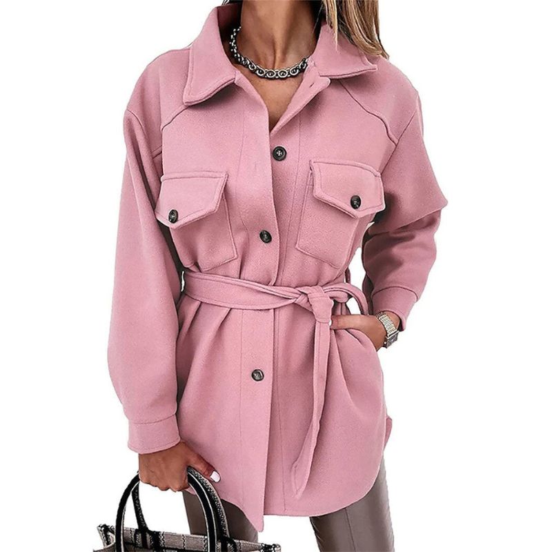 Drune | Stilvolle Damenjacke mit Knöpfen und Taschen