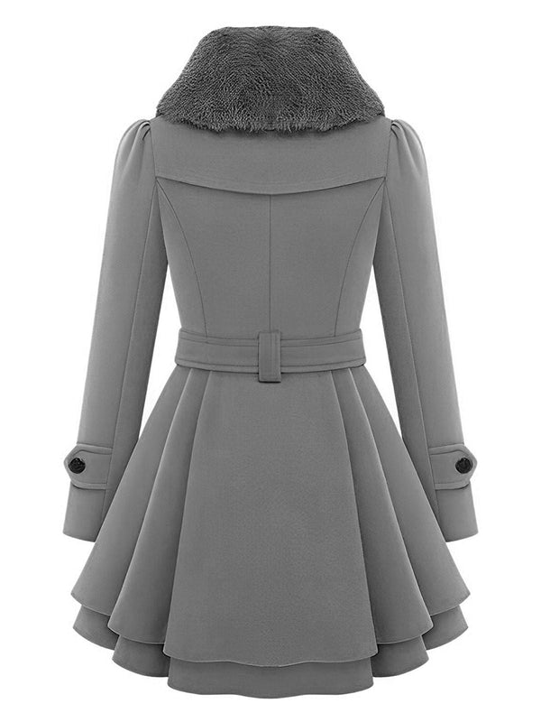 Drune | Winterjacke mit Pelzfutter für Damen