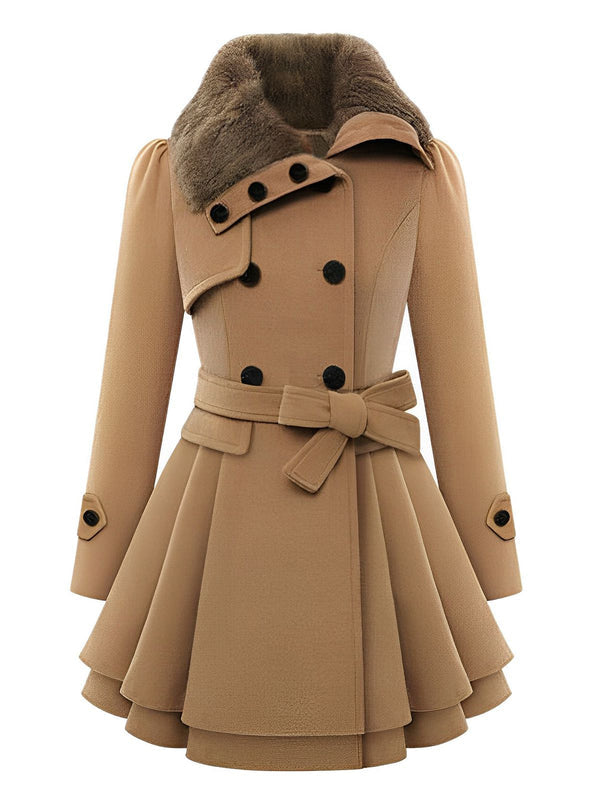Drune | Winterjacke mit Pelzfutter für Damen