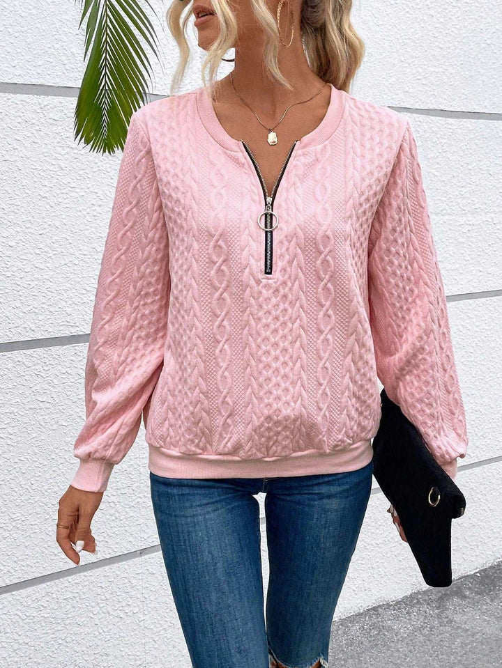 Drune | Pullover mit Reißverschluss