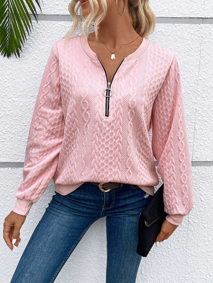 Drune | Pullover mit Reißverschluss
