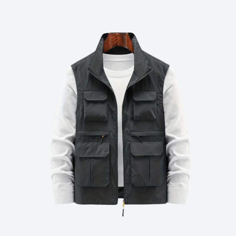 Drune | Herrenjacke mit Mehreren Reißverschlusstaschen