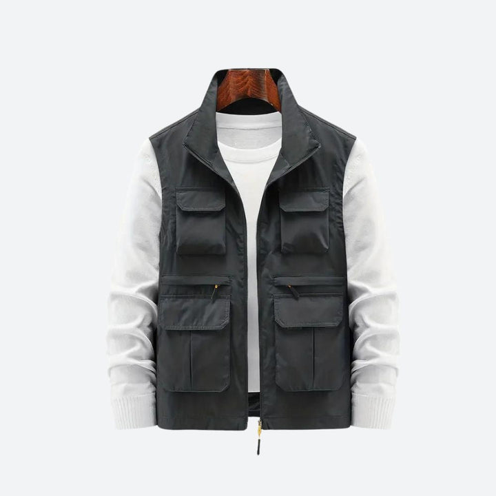 Drune | Herrenjacke mit Mehreren Reißverschlusstaschen