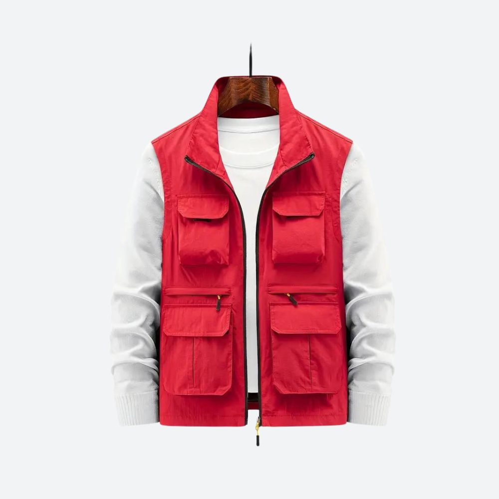 Drune | Herrenjacke mit Mehreren Reißverschlusstaschen