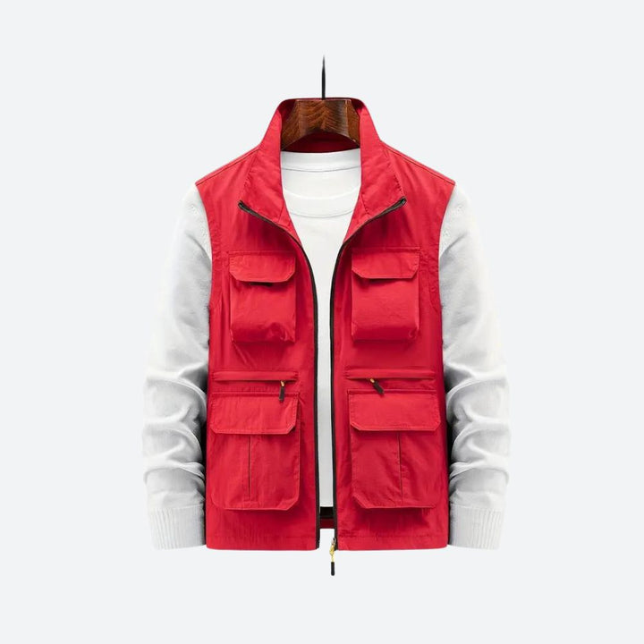 Drune | Herrenjacke mit Mehreren Reißverschlusstaschen