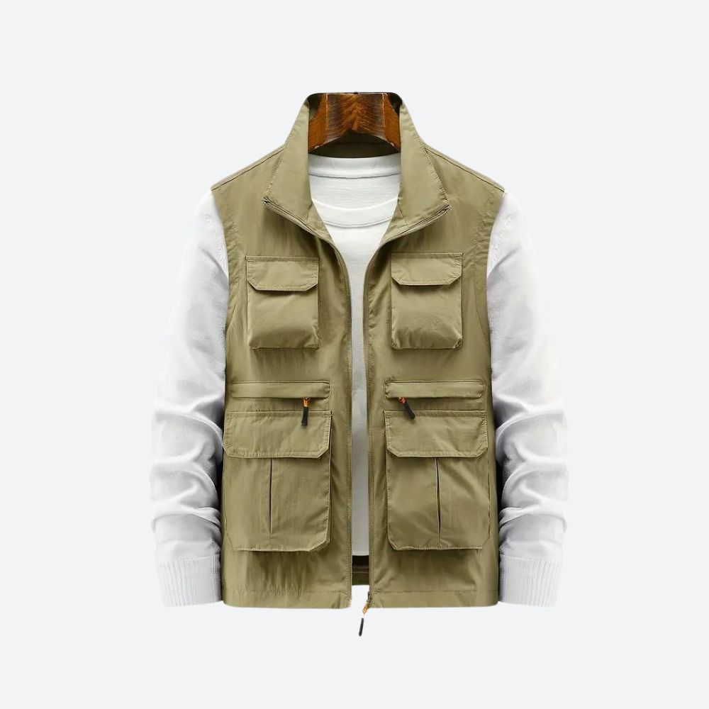 Drune | Herrenjacke mit Mehreren Reißverschlusstaschen