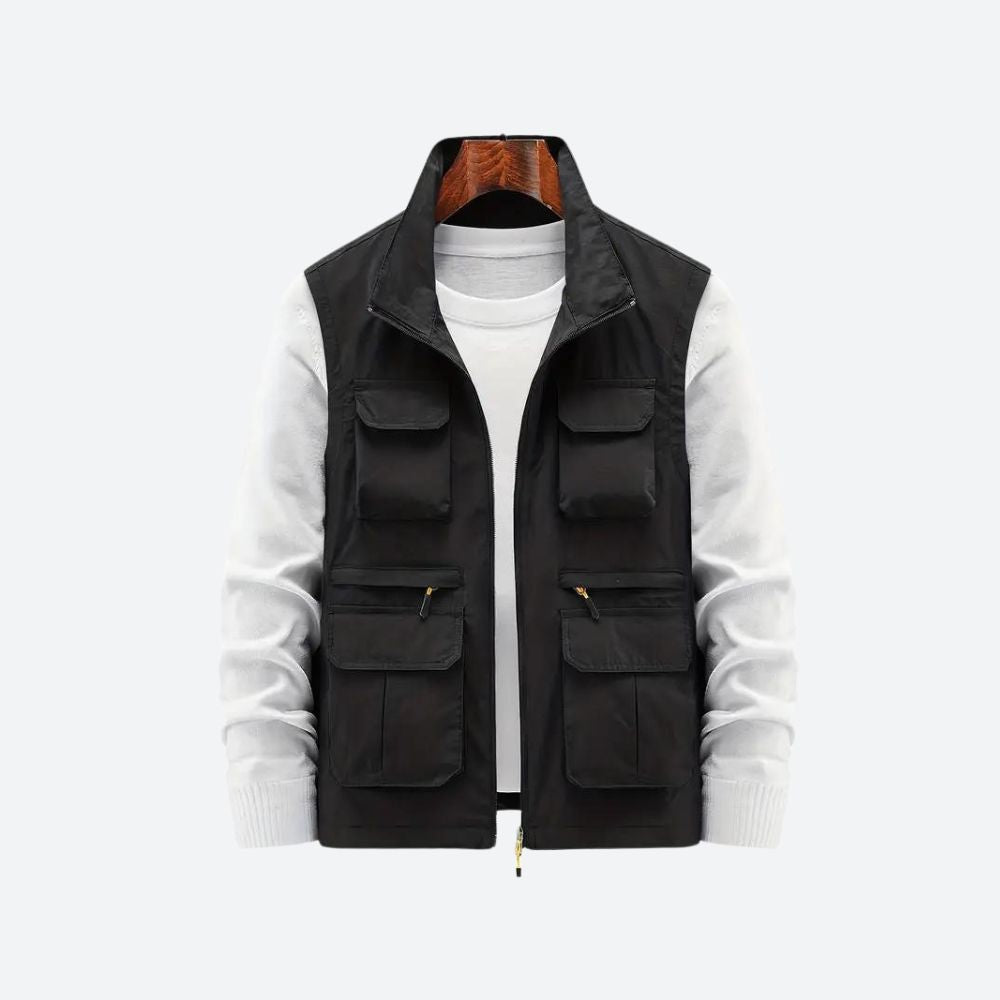 Drune | Herrenjacke mit Mehreren Reißverschlusstaschen
