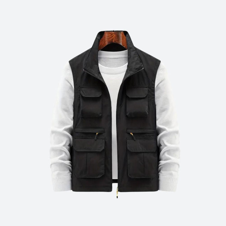 Drune | Herrenjacke mit Mehreren Reißverschlusstaschen