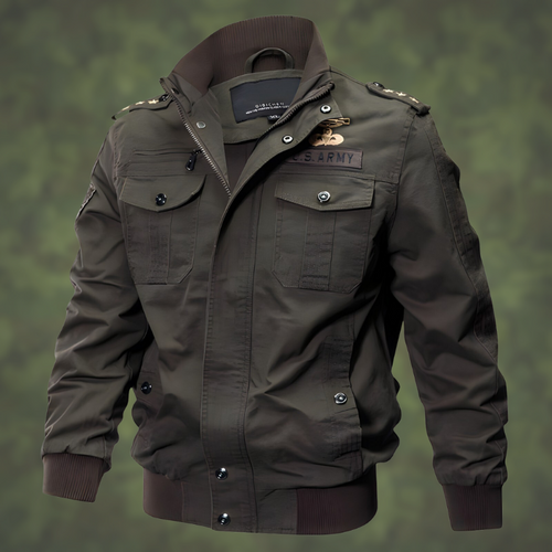 Drune | Exklusive Herren-Militär-Bomberjacke - Perfekt für Outdoor-Aktivitäten