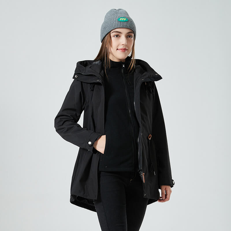 Drune | Kapuzenregenjacke - Verstellbare Passform - Leichtes Design - Outdoor-Essential