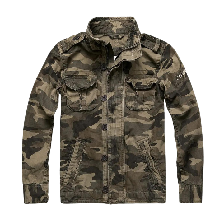 Drune | Retro-Jeansjacke mit mehreren Taschen