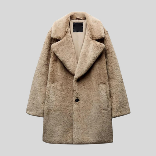 Drune | Damen Teddyjacke mit klassischem Schnitt