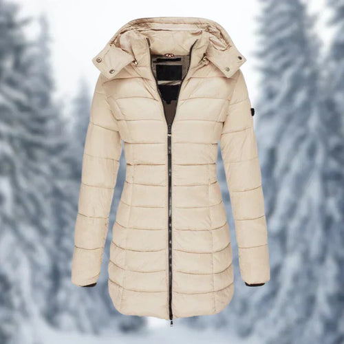 Drune | Plüsch Damenjacke mit Kapuze
