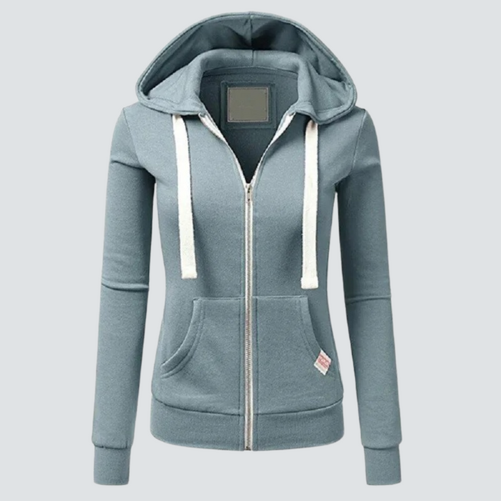 Drune | Woll Kapuzenpullover mit Kordelzug und Reißverschluss