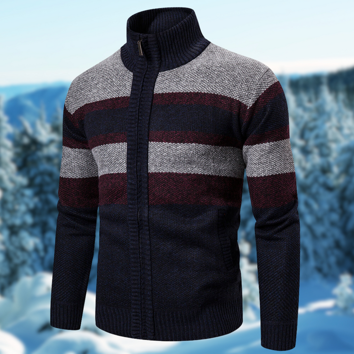 Drune | Herren Gestreifter Pullover