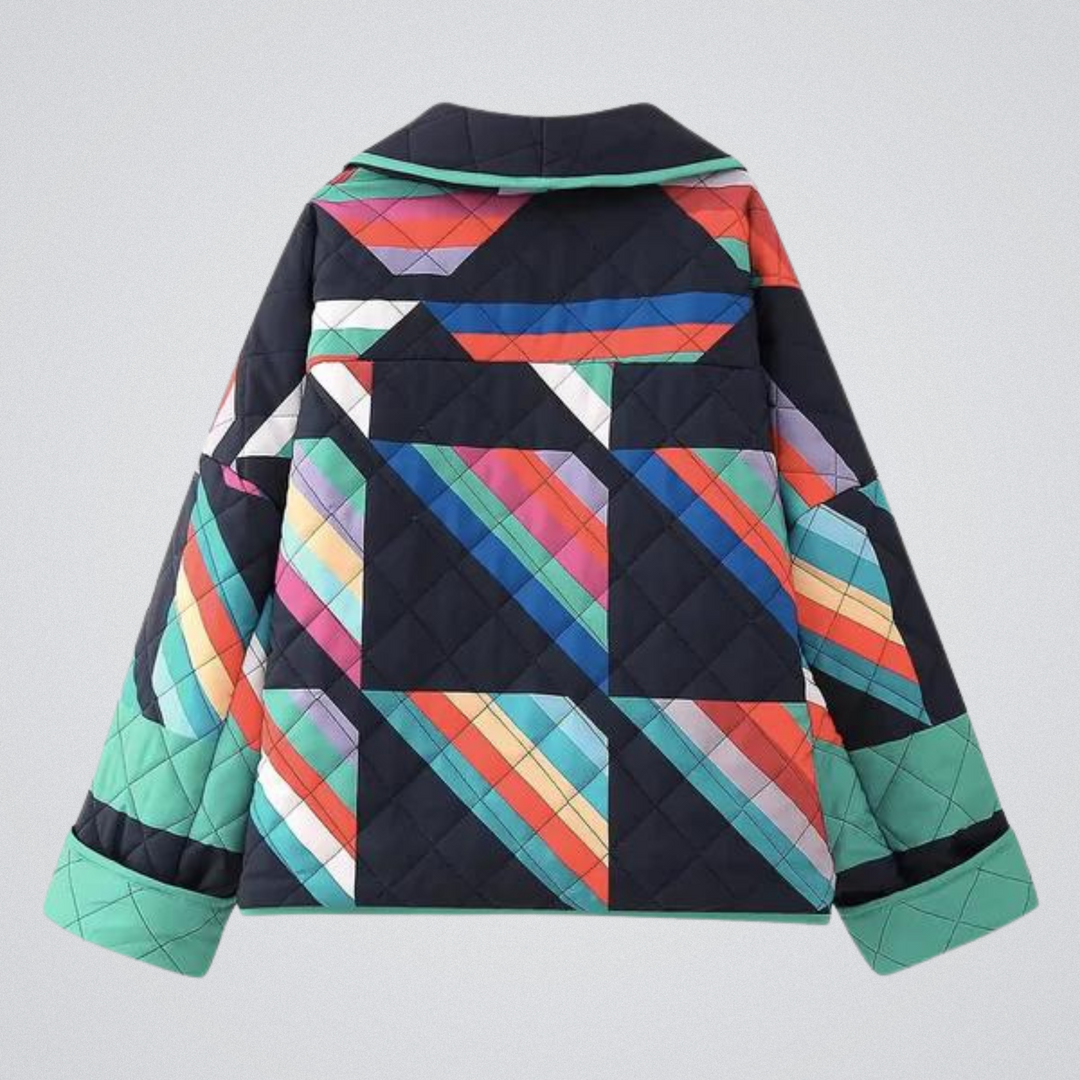 Drune | Retro Jacke mit Polo Kragen