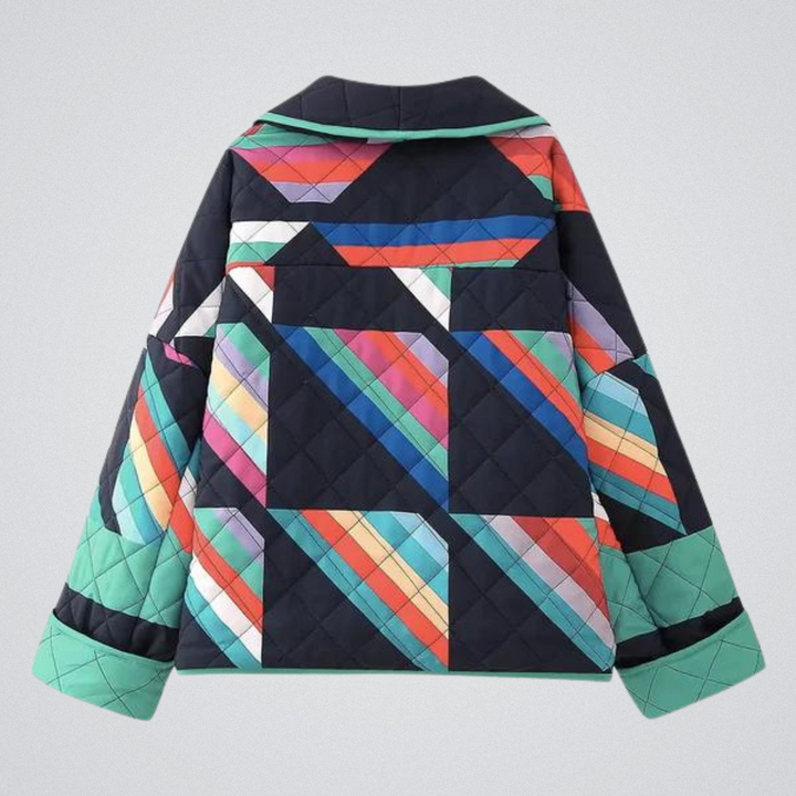 Drune | Retro Jacke mit Polo Kragen