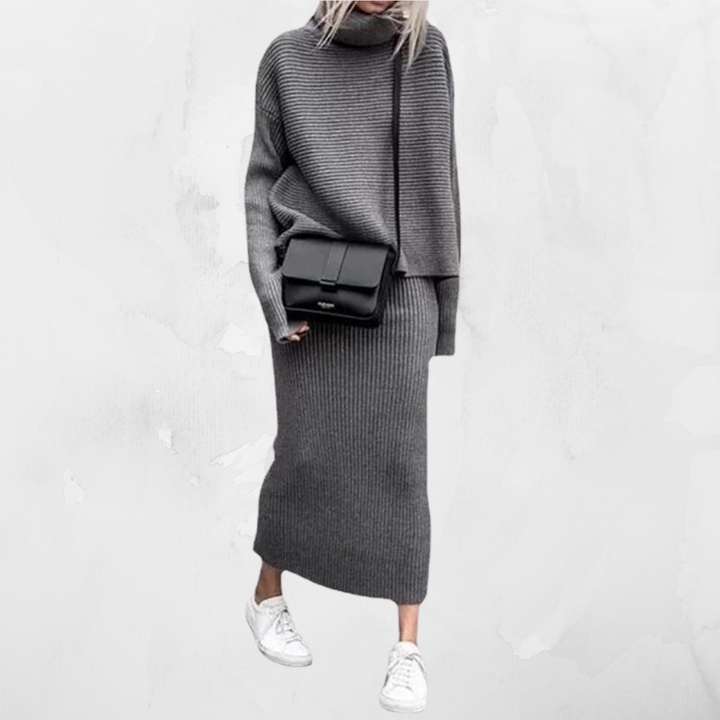 Drune- Neue Casual Loose Fashion langen Rock Set