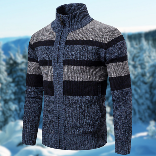 Drune | Herren Gestreifter Pullover