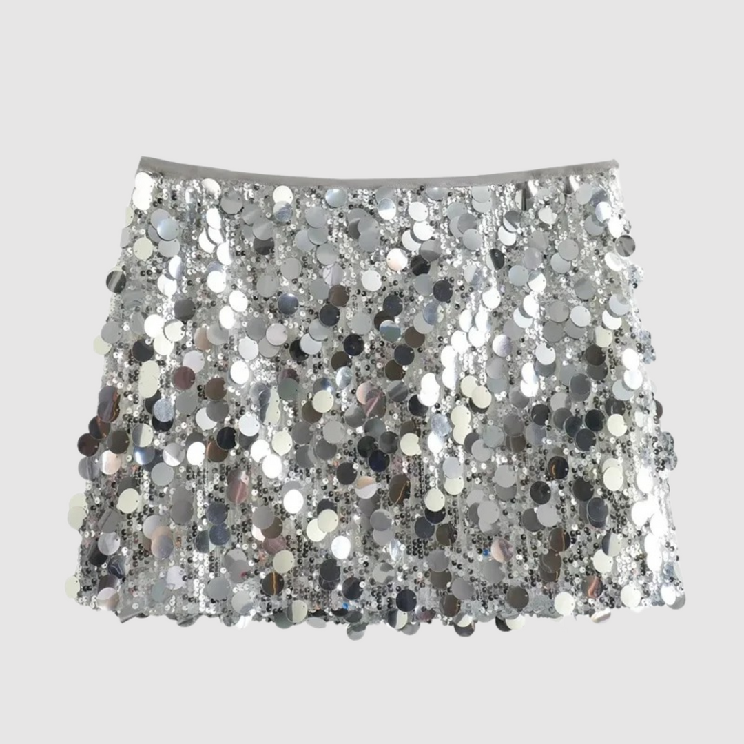 Drune | Elegante Minirock Mit Pailletten
