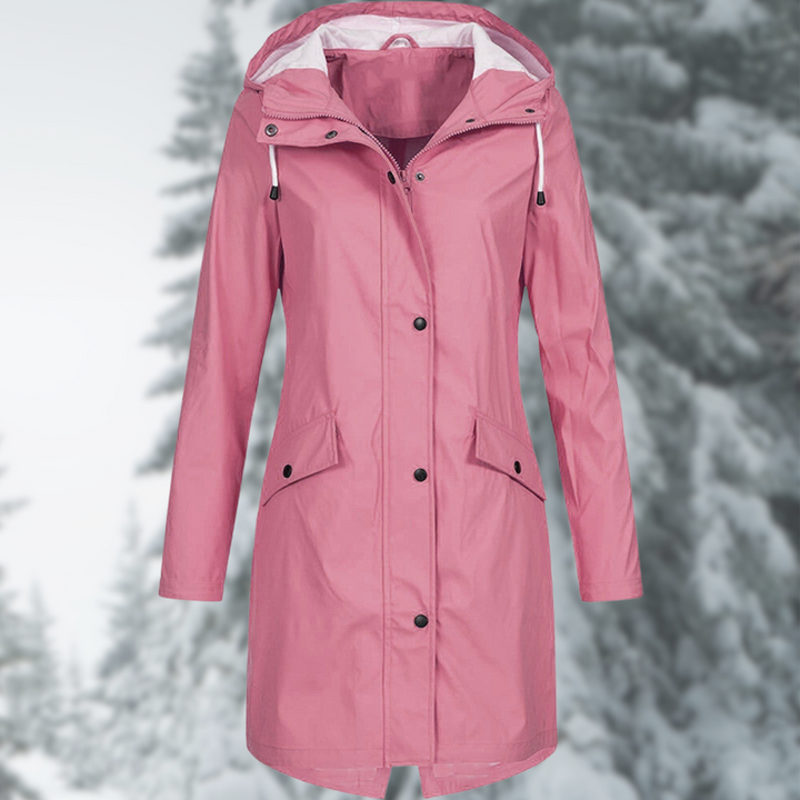 Drune | Lange Wasserdichte Regenjacke