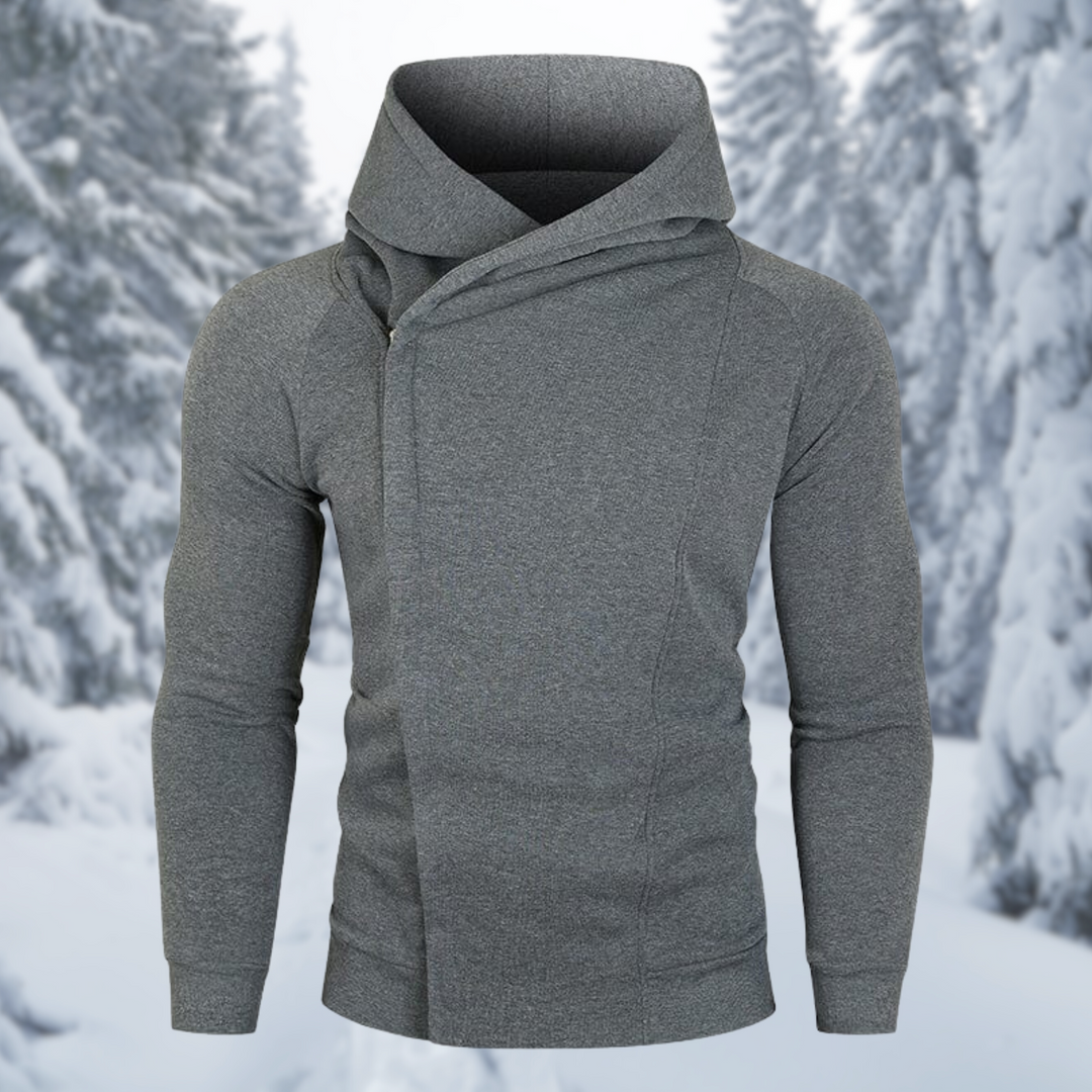 Drune | Herren Fleece Zip Kapuzenpullover