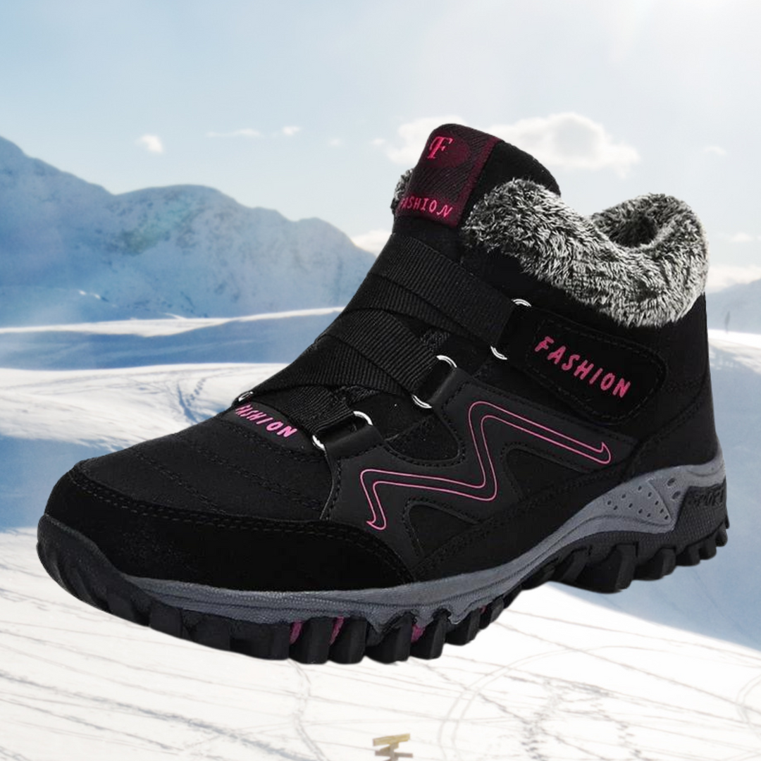 Drune | Damen Warme Kunstpelz Stiefel