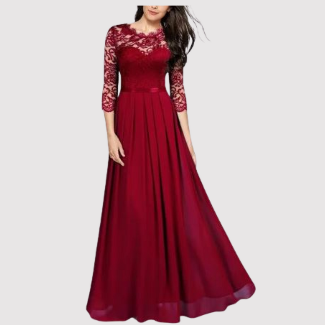 Drune | Sexy Kleid aus Chiffon und Spitze