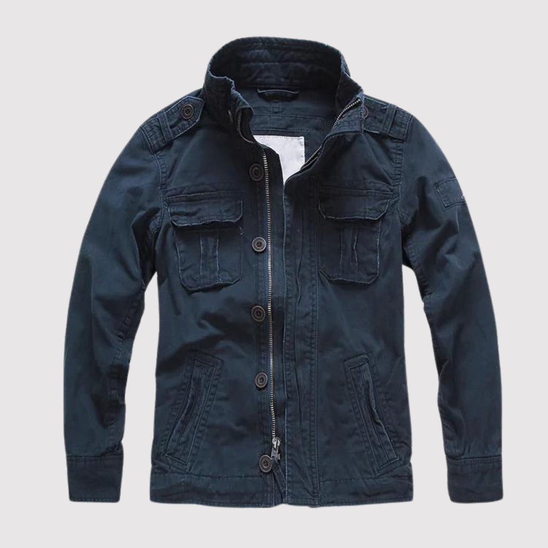 Drune | Retro-Jeansjacke mit mehreren Taschen