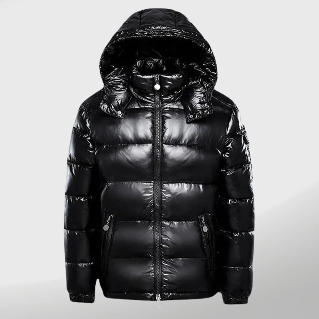 Drune | Elegante Lange Puffy Winterjacke