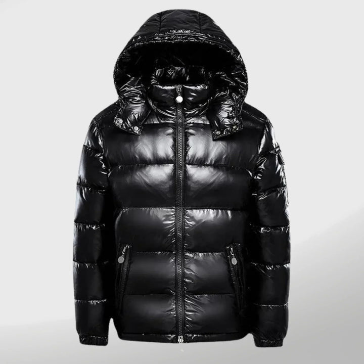 Drune | Elegante Lange Puffy Winterjacke