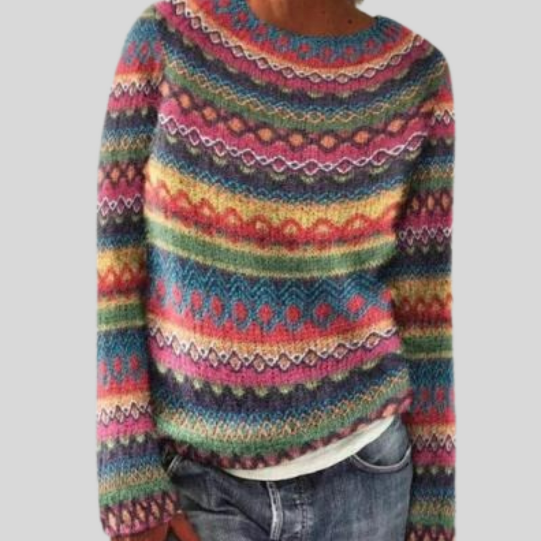 Drune | Elegantes Design und Bedruckter Pullover