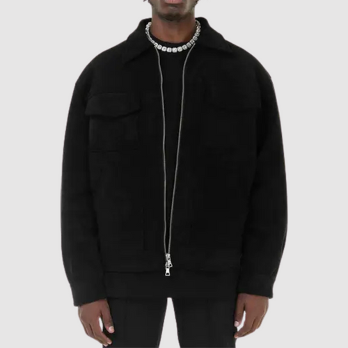 Drune | Klassische Straßenjacke aus Wildleder
