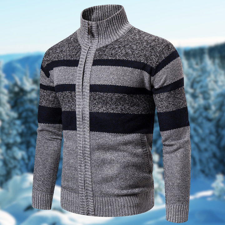 Drune | Herren Gestreifter Pullover