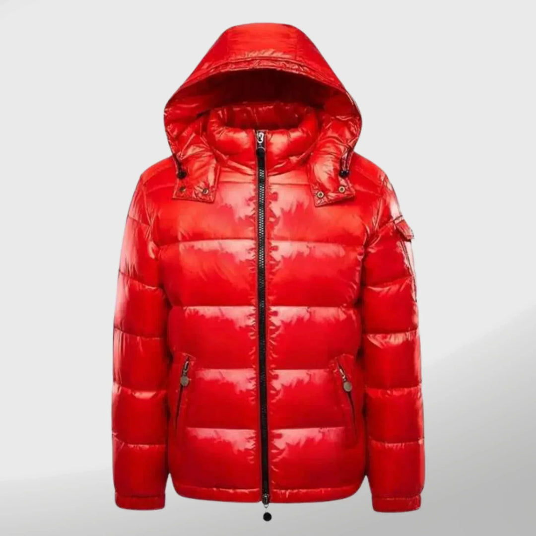 Drune | Elegante Lange Puffy Winterjacke