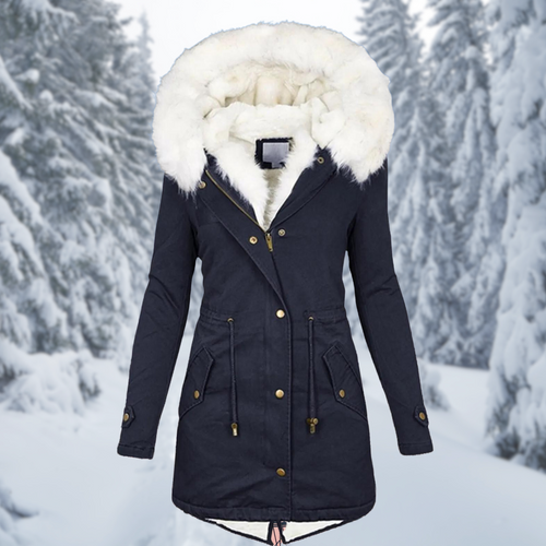 Drune | Winter Frauen Warm Jacke mittel Lang