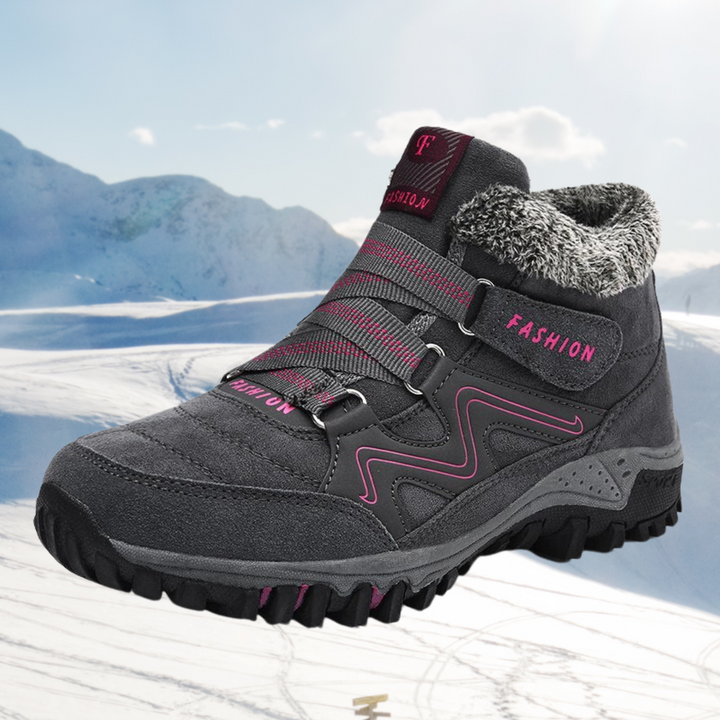 Drune | Damen Warme Kunstpelz Stiefel