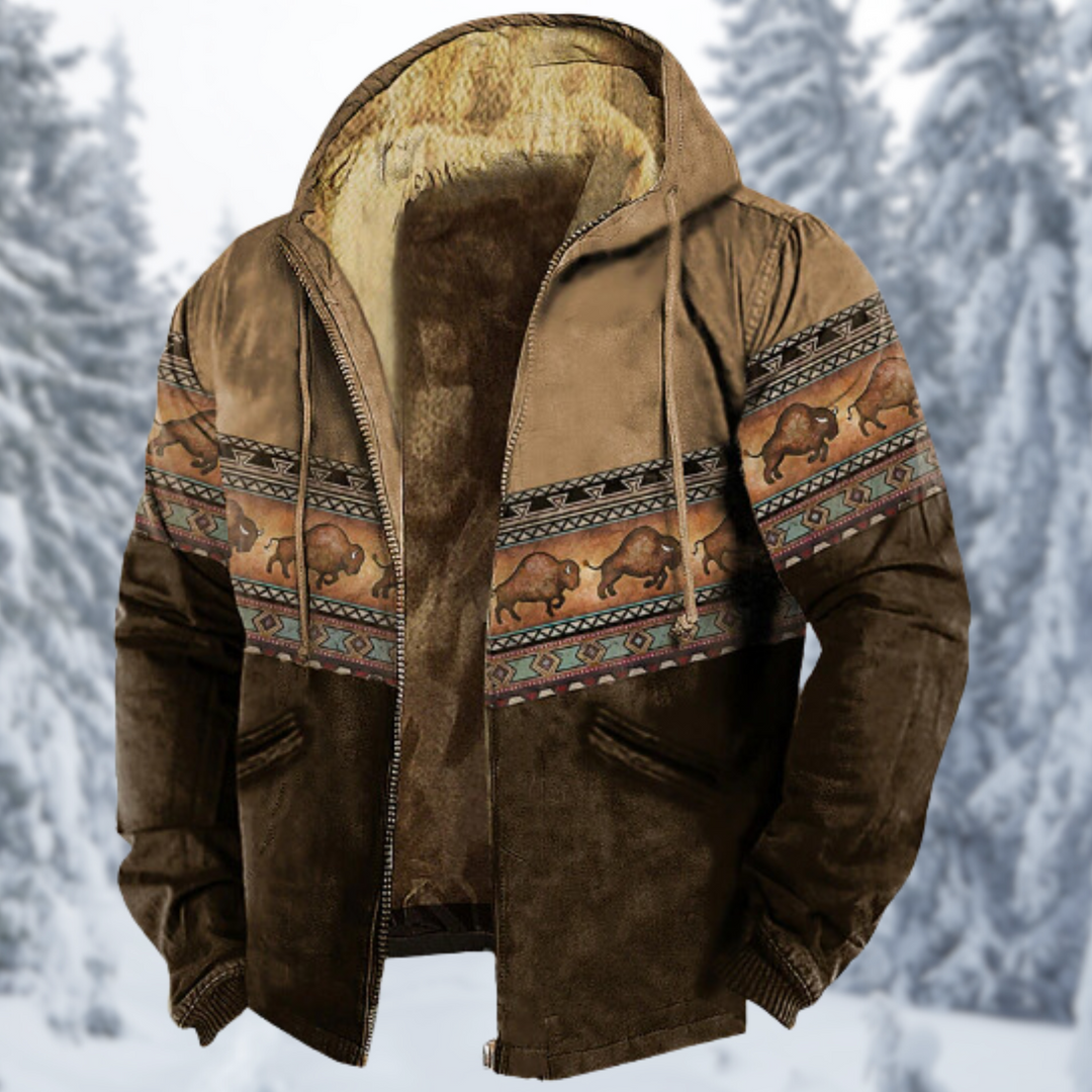 Drune | 3D-gedruckte Fleecejacke mit Kapuze