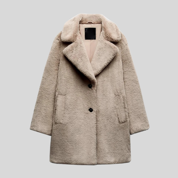 Drune | Damen Winter Teddy Mantel Warme