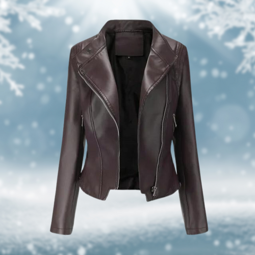 Drune | Vegane Lederjacke Mit Strukturmuster