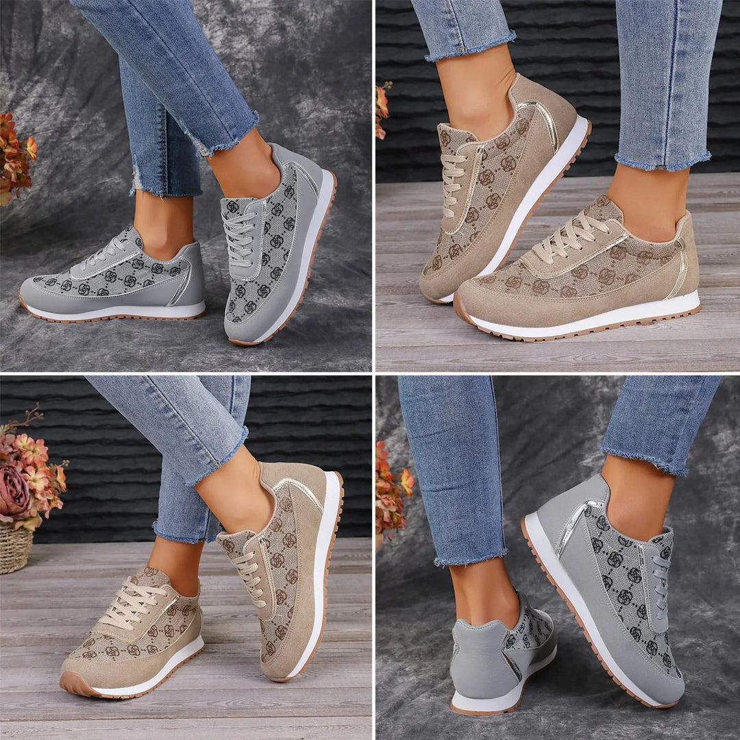 Drune | Bequeme Flache Schuhe mit Blumenduschen