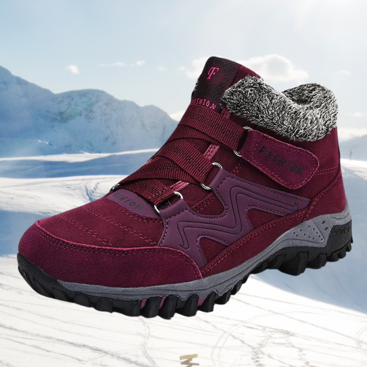 Drune | Damen Warme Kunstpelz Stiefel
