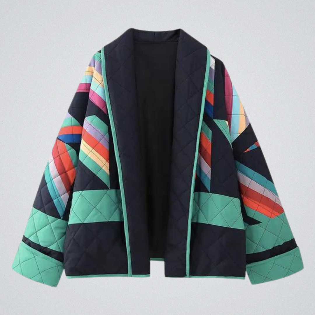 Drune | Retro Jacke Mit Polokragen