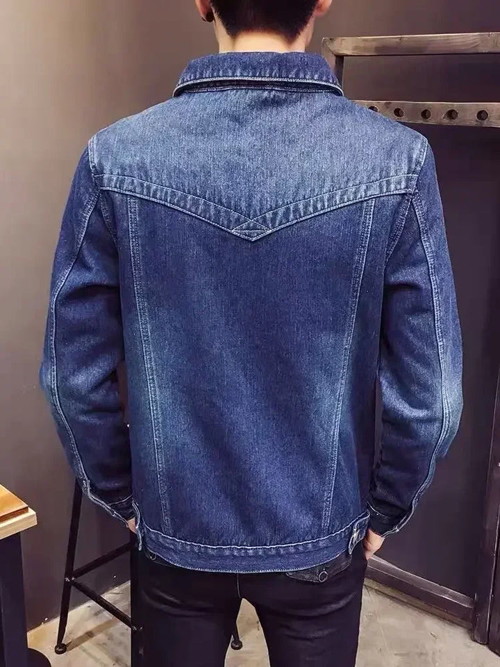 Drune | Gefütterte Denim-Jacke für Herren Warm und Robust