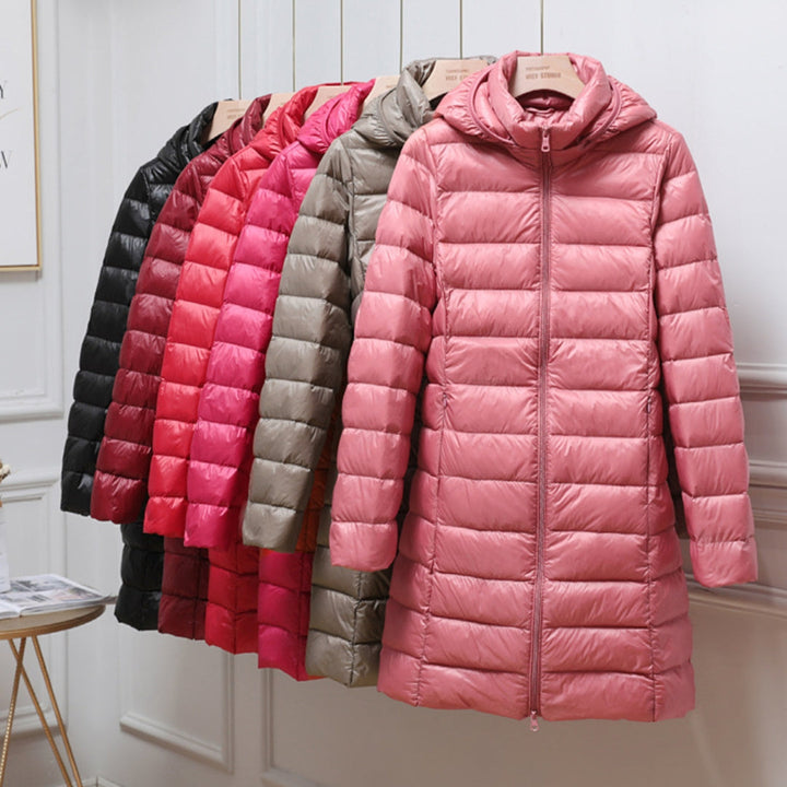 Drune | Wattierte Winterjacke mit Kapuze für Damen