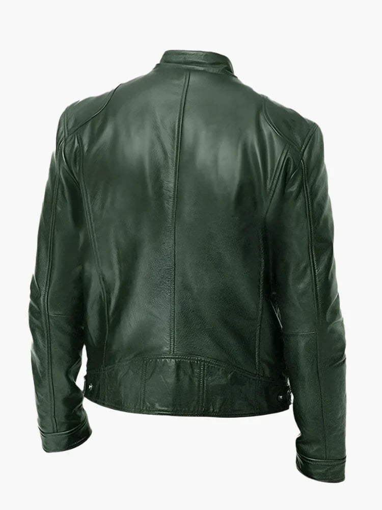 Drune | Kunstlederjacke im Biker-Stil - Zeitloses Design für Alltag und Freizeit