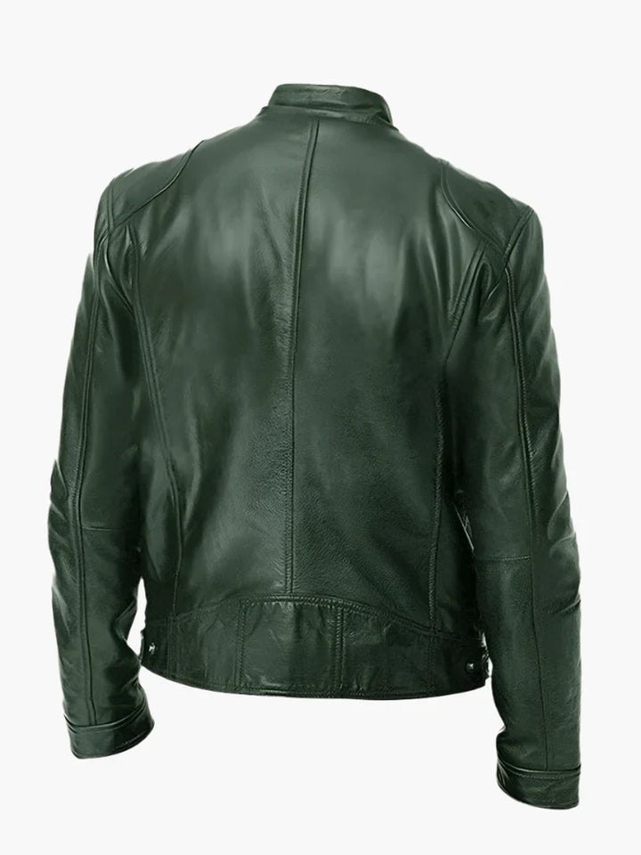 Drune | Kunstlederjacke im Biker-Stil - Zeitloses Design für Alltag und Freizeit
