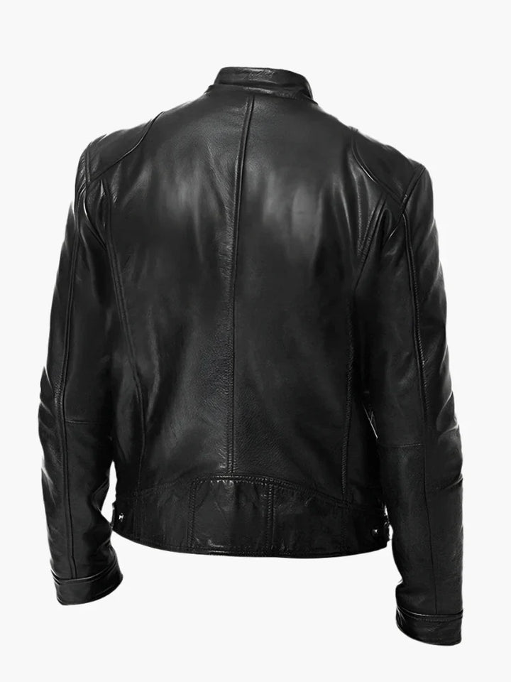 Drune | Kunstlederjacke im Biker-Stil - Zeitloses Design für Alltag und Freizeit